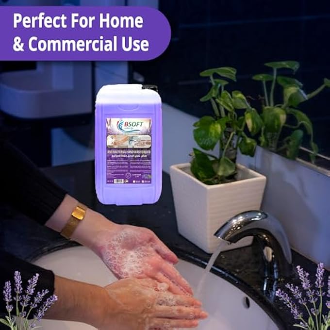 BSOFT HANDWASH LIQUID 25 LITRE | ANTIBACTERIAL HANDWASH LIQUID REFILL | GENTLE ON SKIN, TOUGH ON GERMS | MOISTURIZING & LONG-LASTING HAND WASH - Image 3